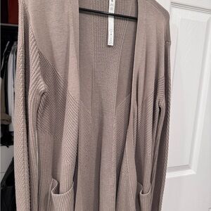 Lululemon Athletica Taupe Cardigan